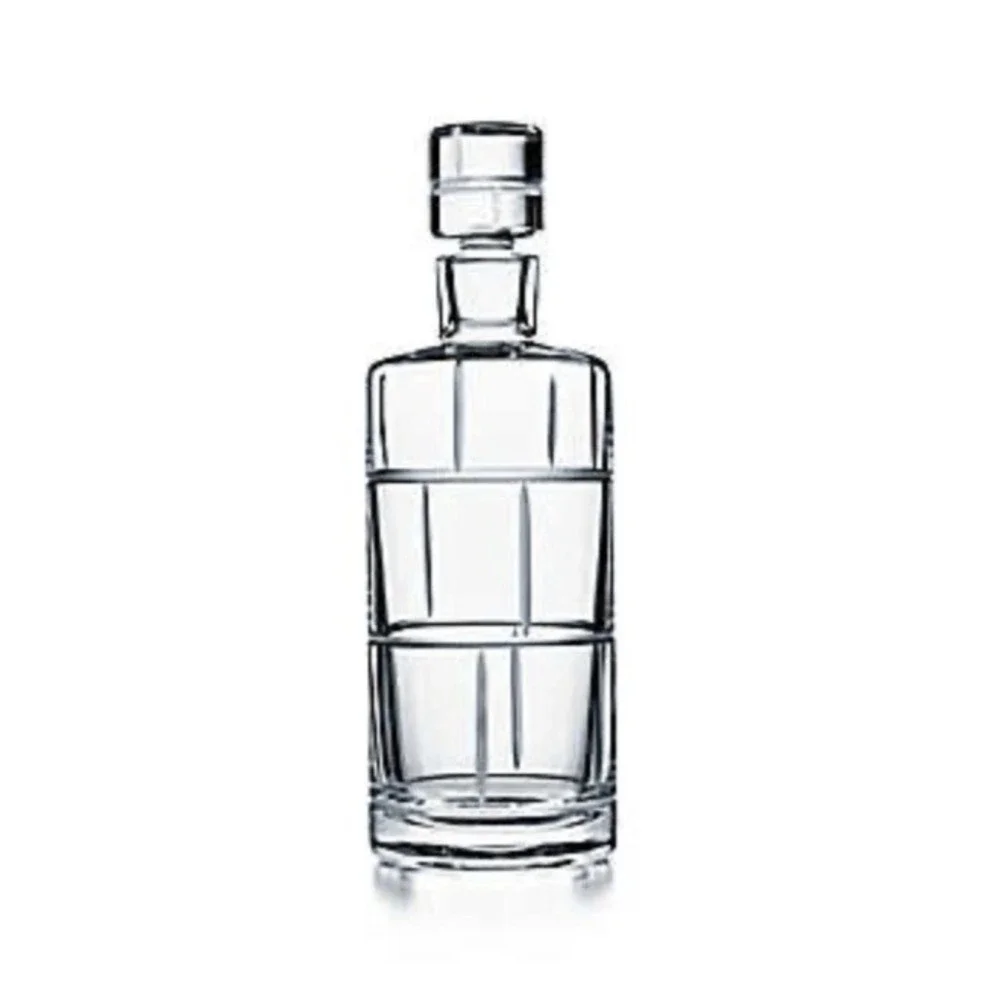 Tiffany & Co. Crystal Glass Modern Bambo Decanter 11